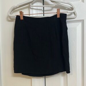 SOLD Princess Polly Black Asymmetrical Pencil Skirt